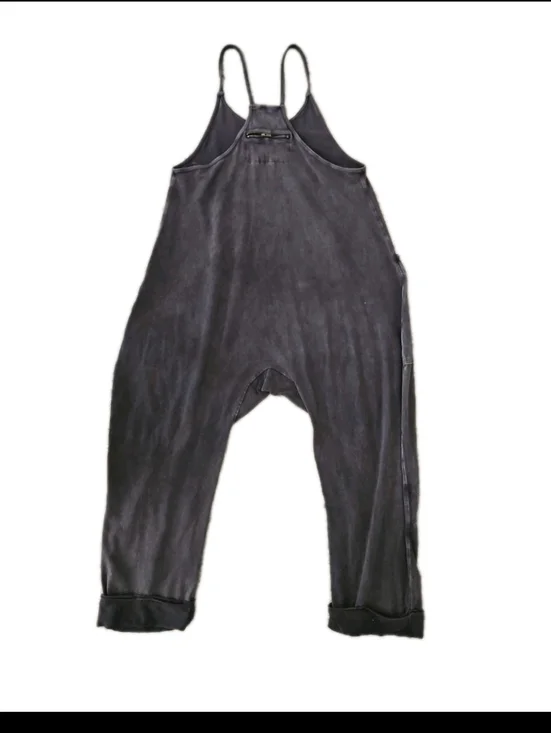 Free People Movement Womens Gray Oversized Cozy Hot Shot Onesie Jumpsuit XS - Picture 5 of 16